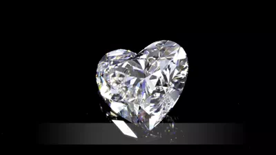 5.05ct E VVS2 Rare Carat Ideal Cut Heart Diamond