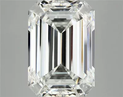 12.67ct F VVS2 Rare Carat Ideal Cut Emerald Lab Grown Diamond