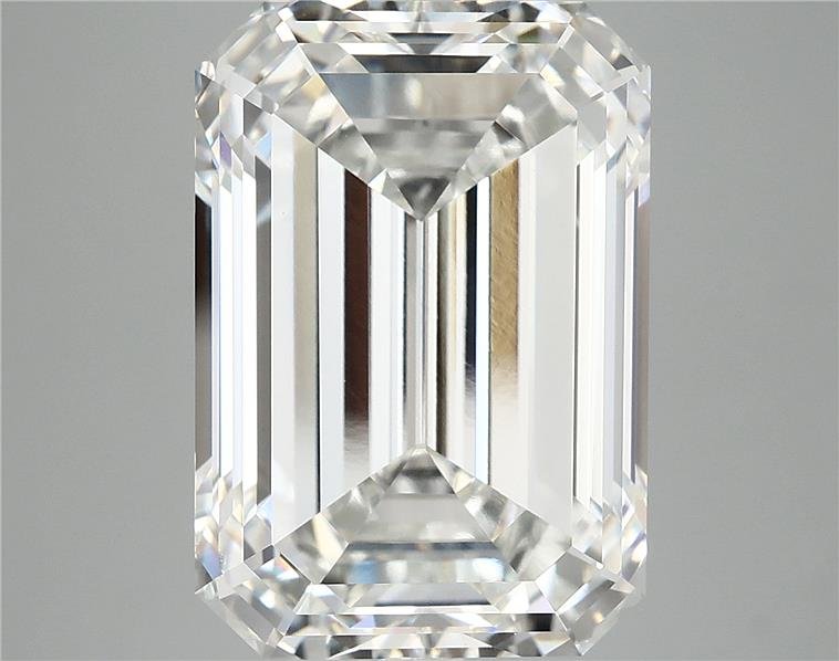 12.26ct F VVS2 Rare Carat Ideal Cut Emerald Lab Grown Diamond