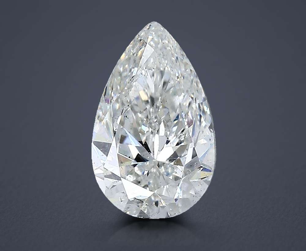 1.70ct H SI2 Rare Carat Ideal Cut Pear Diamond