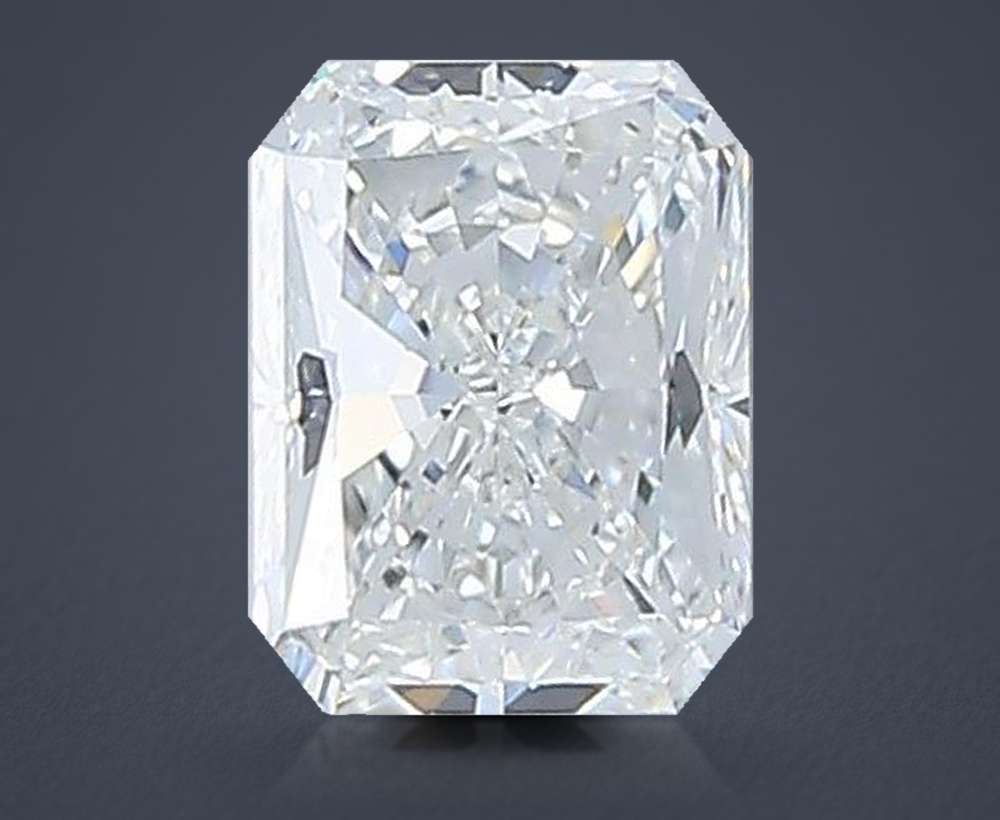0.50ct H VVS1 Rare Carat Ideal Cut Radiant Diamond