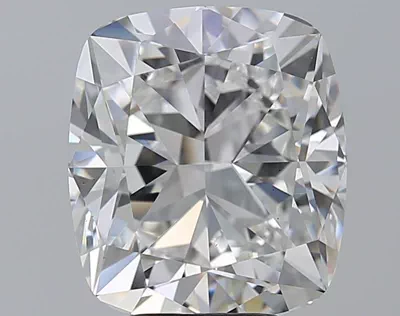 5.66ct E VS2 Rare Carat Ideal Cut Cushion Diamond