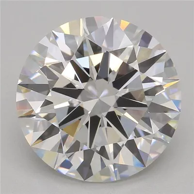 3.03ct F VVS2 Rare Carat Ideal Cut Round Lab Grown Diamond