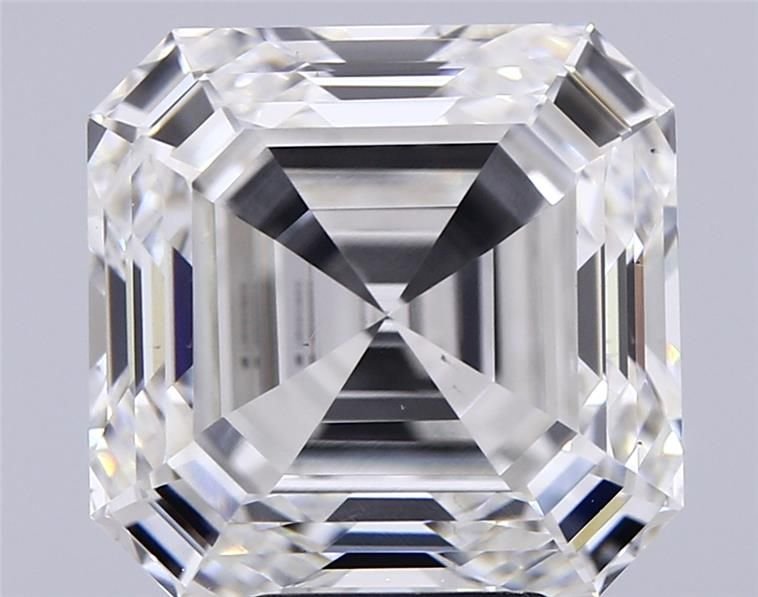 7.02ct E VS2 Rare Carat Ideal Cut Asscher Lab Grown Diamond