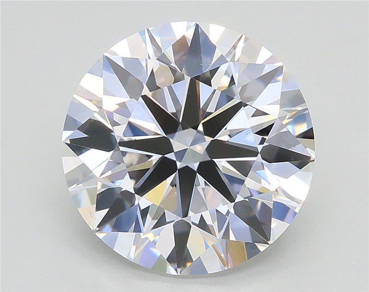3.01ct D VS2 Excellent Cut Round Lab Grown Diamond