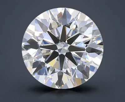 3.01ct D VS2 Excellent Cut Round Lab Grown Diamond