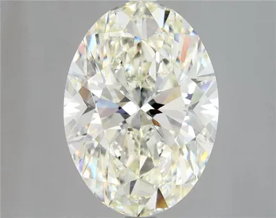 5.01ct J SI2 Rare Carat Ideal Cut Oval Diamond