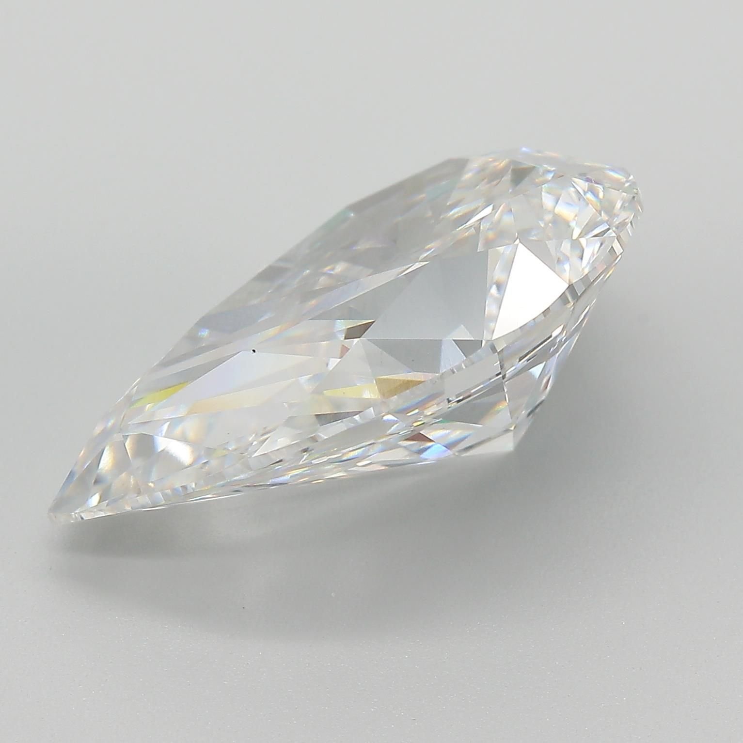 11.20ct E VS1 Rare Carat Ideal Cut Pear Lab Grown Diamond