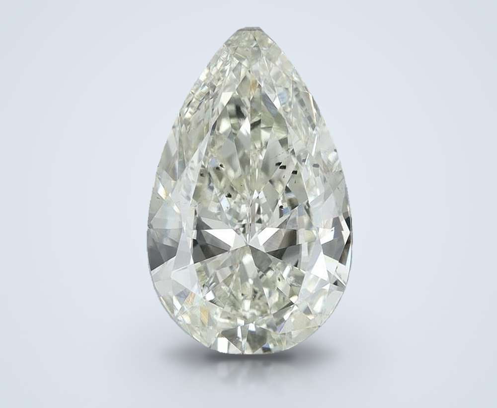 2.20ct J SI1 Very Good Cut Pear Diamond