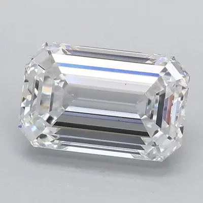1.09ct D VS1 Rare Carat Ideal Cut Emerald Lab Grown Diamond