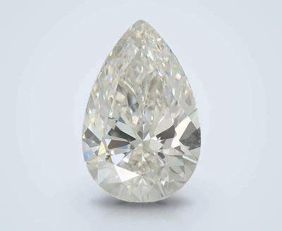 3.52ct E VS2 Rare Carat Ideal Cut Pear Lab Grown Diamond