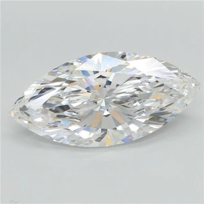 1.37ct D VVS2 Rare Carat Ideal Cut Marquise Lab Grown Diamond