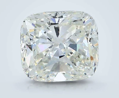 5.14ct J SI2 Very Good Cut Cushion Diamond