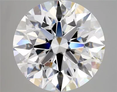 5.02ct D FL Rare Carat Ideal Cut Round Diamond