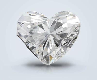 2.98ct F VVS1 Rare Carat Ideal Cut Heart Lab Grown Diamond