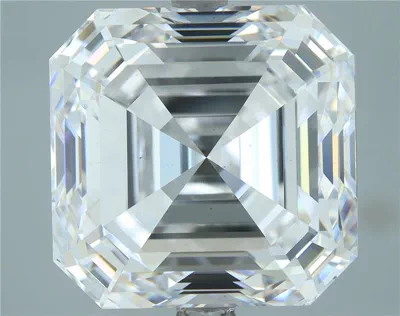10.03ct E VS2 Rare Carat Ideal Cut Asscher Lab Grown Diamond