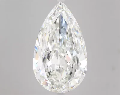12.02ct F VVS2 Very Good Cut Pear Lab Grown Diamond