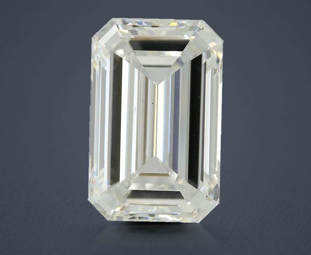10.10ct F VS1 Rare Carat Ideal Cut Emerald Lab Grown Diamond