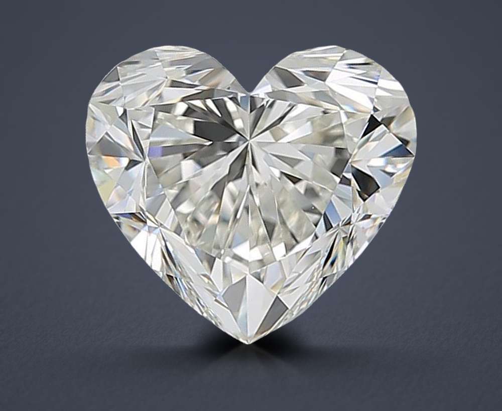 1.70ct K VVS1 Rare Carat Ideal Cut Heart Diamond