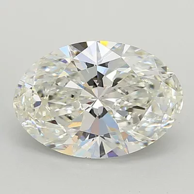 3.05ct F VVS2 Rare Carat Ideal Cut Oval Lab Grown Diamond