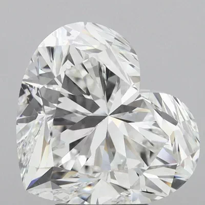 5.01ct G VS1 Rare Carat Ideal Cut Heart Diamond