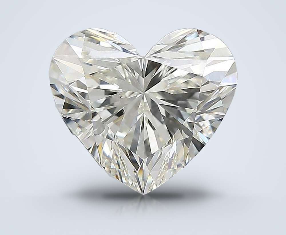 3.50ct J VS2 Rare Carat Ideal Cut Heart Diamond