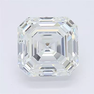 0.91ct F VS2 Rare Carat Ideal Cut Asscher Diamond