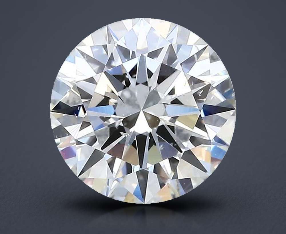 2.01ct I SI1 Rare Carat Ideal Cut Round Diamond