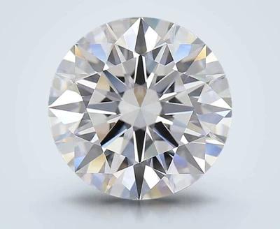 3.66ct F VVS2 Rare Carat Ideal Cut Round Diamond