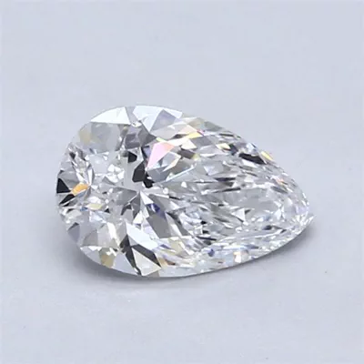 0.71ct D VS1 Very Good Cut Pear Diamond
