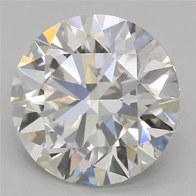 2.07ct D VVS2 Rare Carat Ideal Cut Round Lab Grown Diamond