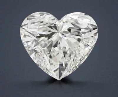 2.71ct F VS1 Rare Carat Ideal Cut Heart Lab Grown Diamond