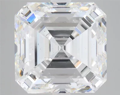 6.01ct E VS2 Excellent Cut Asscher Lab Grown Diamond