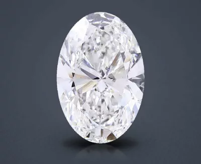 15.01ct F VS2 Rare Carat Ideal Cut Oval Lab Grown Diamond