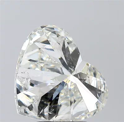 5.01ct J SI2 Rare Carat Ideal Cut Heart Diamond