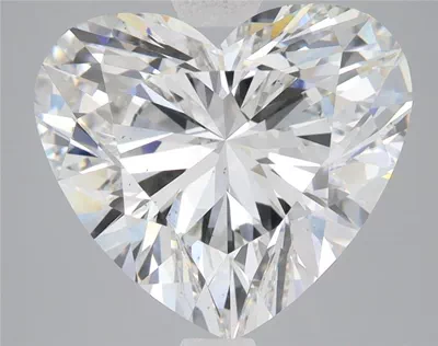 5.10ct F VS2 Rare Carat Ideal Cut Heart Lab Grown Diamond