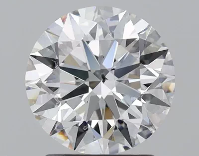 2.05ct D SI2 Rare Carat Ideal Cut Round Diamond