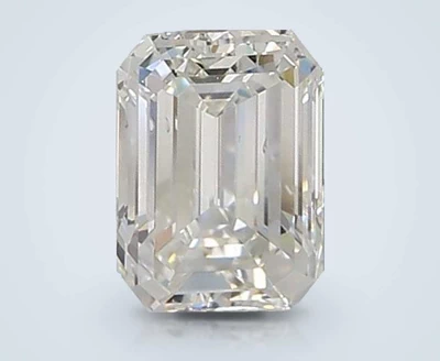 1.51ct H SI2 Rare Carat Ideal Cut Emerald Diamond