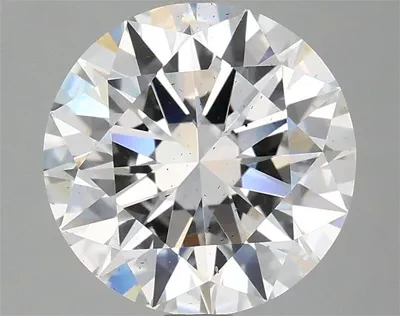 2.54ct E SI1 Excellent Cut Round Lab Grown Diamond
