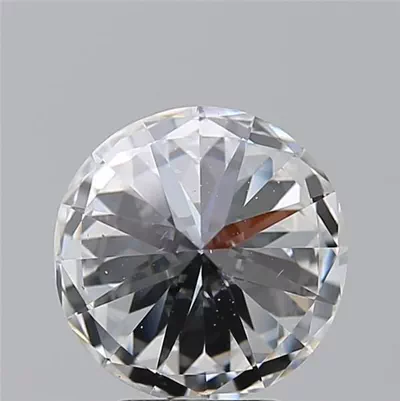 4.01ct E SI2 Rare Carat Ideal Cut Round Diamond
