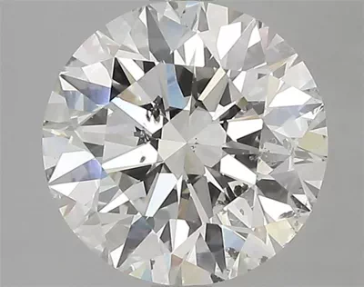 2.51ct I SI2 Rare Carat Ideal Cut Round Diamond