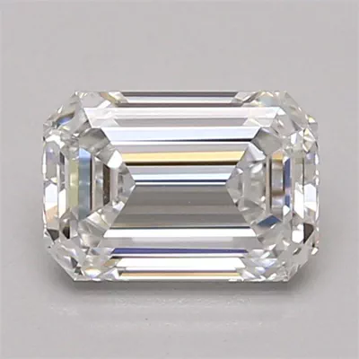 0.98ct E IF Rare Carat Ideal Cut Emerald Lab Grown Diamond