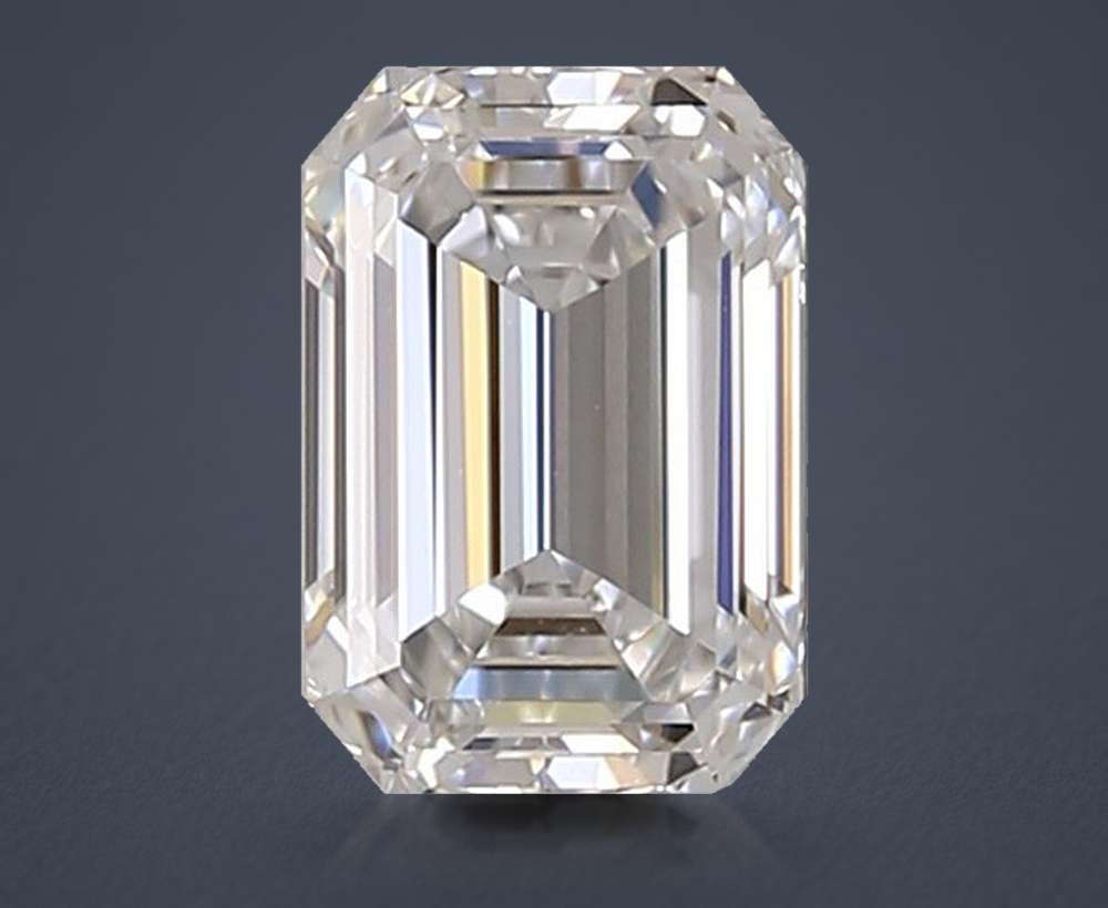 0.98ct E IF Rare Carat Ideal Cut Emerald Lab Grown Diamond
