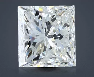 1.57ct J SI1 Rare Carat Ideal Cut Princess Diamond
