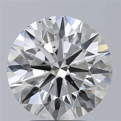 3.20ct E SI1 Rare Carat Ideal Cut Round Diamond
