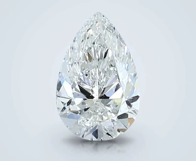 0.90ct F SI2 Rare Carat Ideal Cut Pear Diamond