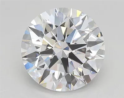 3.15ct D VVS2 Rare Carat Ideal Cut Round Lab Grown Diamond