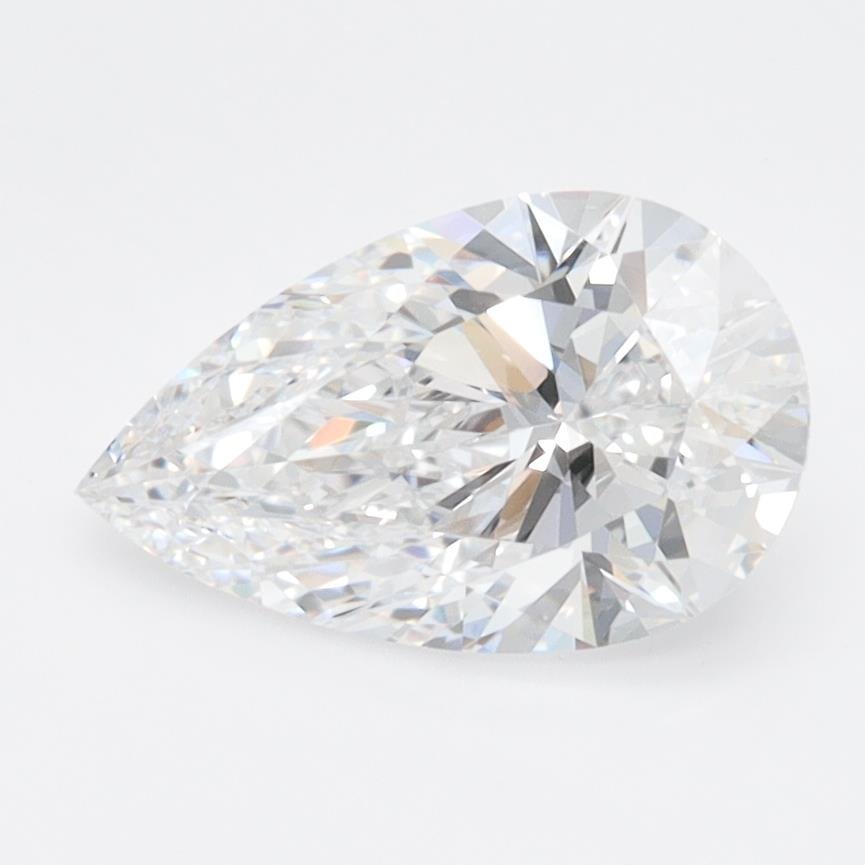 1.53ct D VVS2 Rare Carat Ideal Cut Pear Lab Grown Diamond