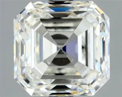 3.01ct I VS2 Very Good Cut Asscher Diamond