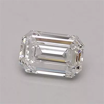 0.48ct D IF Very Good Cut Emerald Lab Grown Diamond